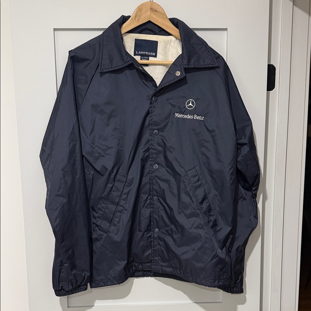 Landmark Men's Navy Windbreaker Jacket